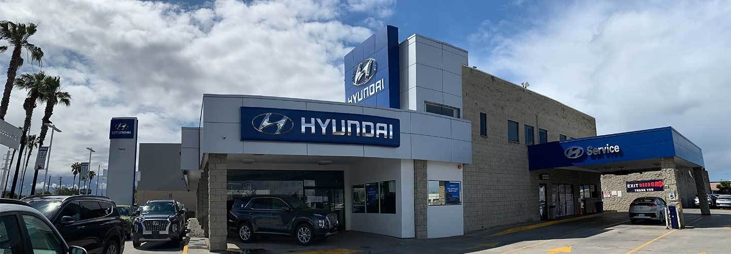Photo of a Hyundai car dealership