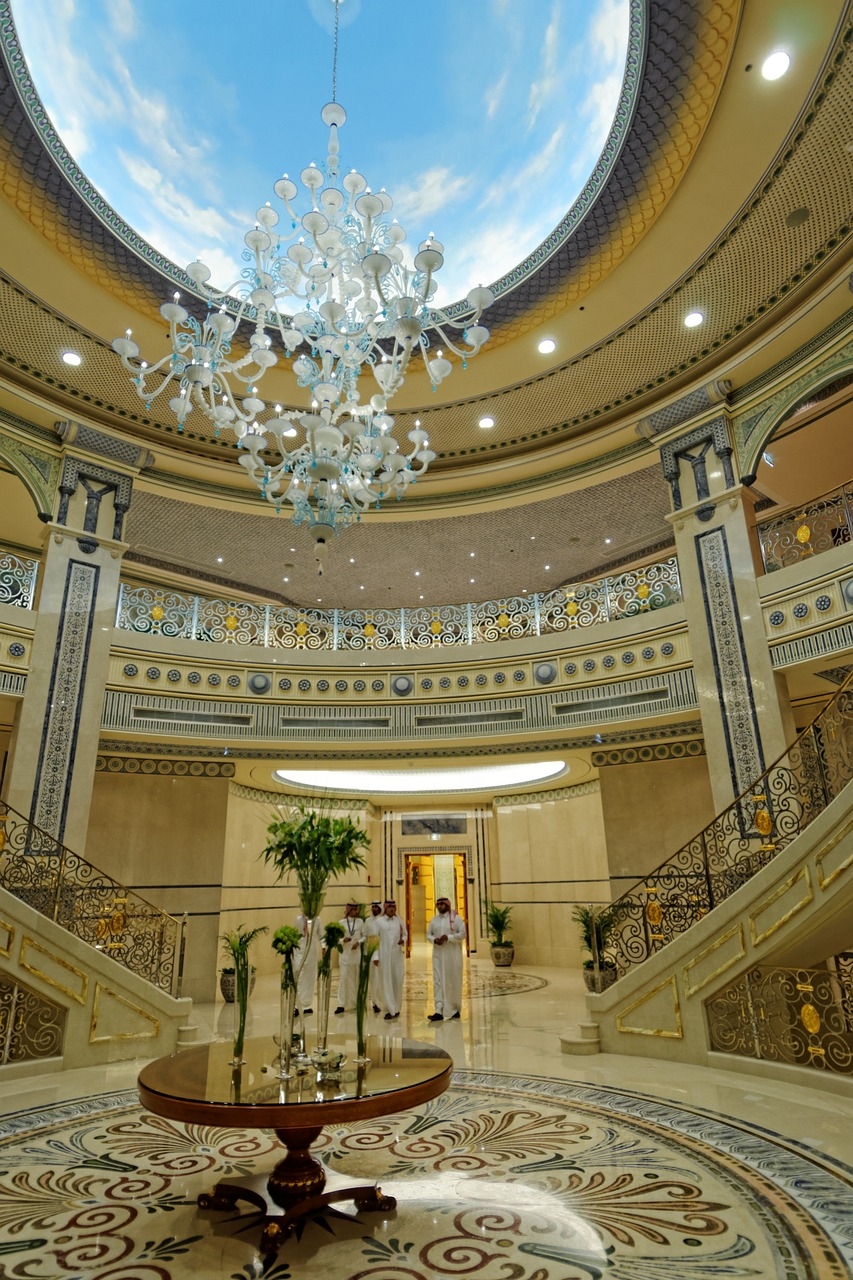 Lobby of the Ritz Carlton